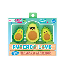 Ooly Avocado Love Erasers and Sharpener
