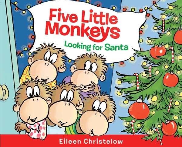 Clarion Books Five Little Monkeys Looking for Santa