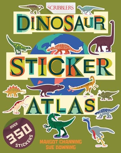 Scribblers Dinosaur Sticker Atlas