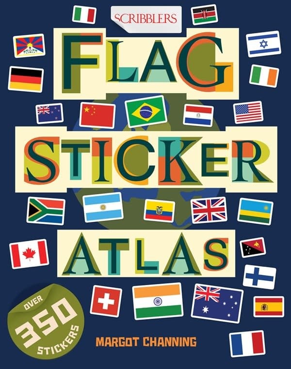 Scribblers Flag Sticker Atlas