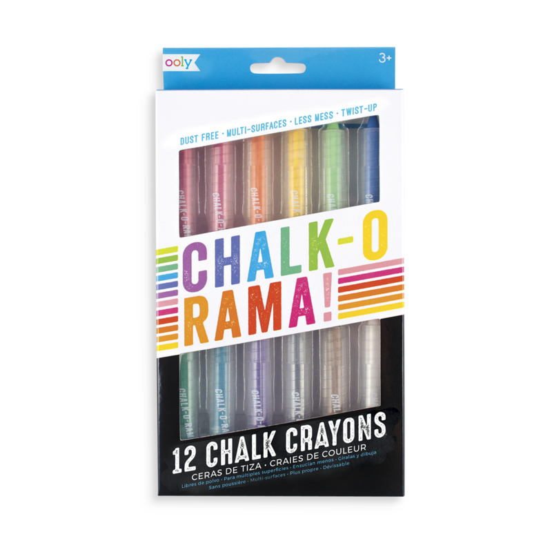 Ooly Chalk-o-Rama Dustless Chalk Crayons