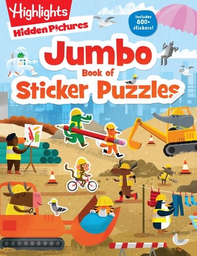 Highlights Press Jumbo Book of Sticker Puzzles