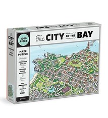Galison The City By the Bay 1000 Piece Maze Puzzle