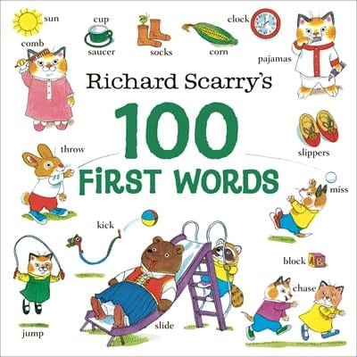 Golden Books Richard Scarry's 100 First Words - Linden Tree Books, Los  Altos, CA