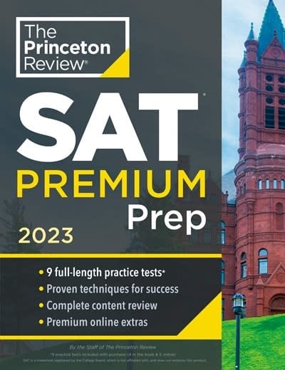 Princeton Review Princeton Review SAT Premium Prep, 2023