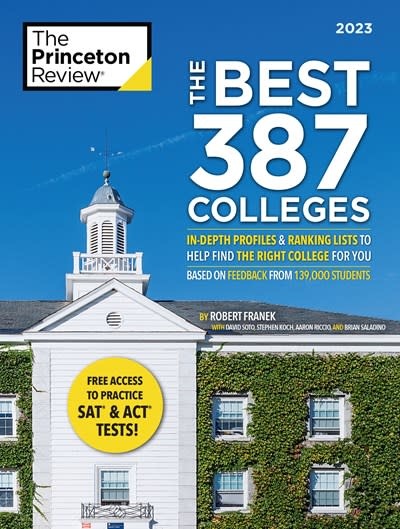 Princeton Review The Best 387 Colleges, 2023