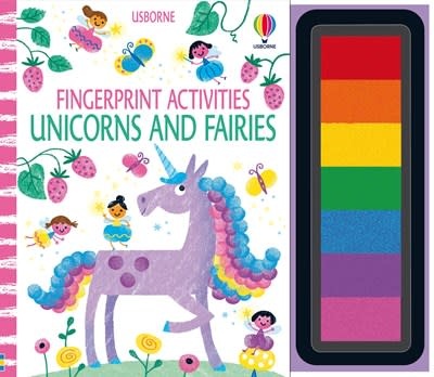 Usborne Fingerprint Activities, Unicorns and Fairies