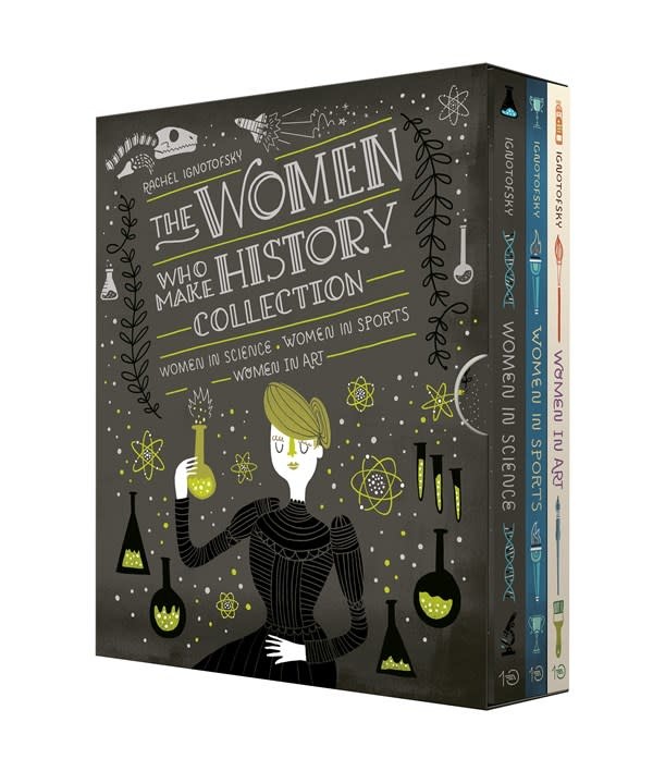 Ten Speed Press The Women Who Make History Collection [3-Book Boxed Set-- Science, Sports, & Art]