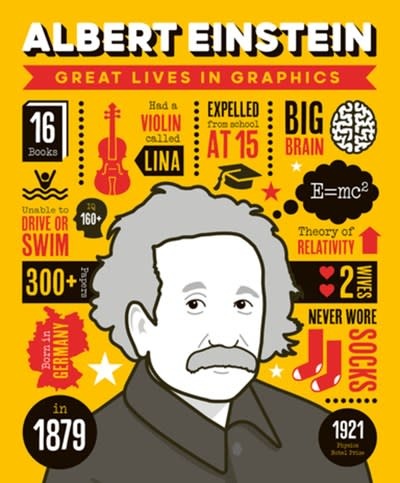 Button Books Great Lives in Graphics: Albert Einstein