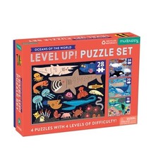 Mudpuppy Oceans of the World Level Up! Puzzle Set
