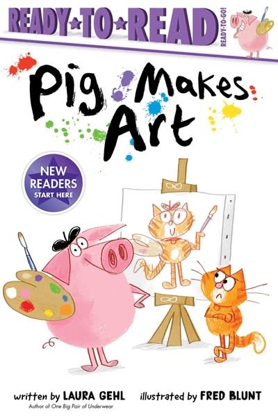 Simon Spotlight Pig Makes Art