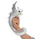 Folkmanis Dragon Wristlet, Pearl (Small Puppet)