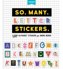 Workman Publishing Company So. Many. Letter Stickers.