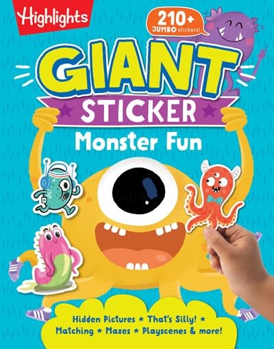 Highlights Press Giant Sticker Monster Fun