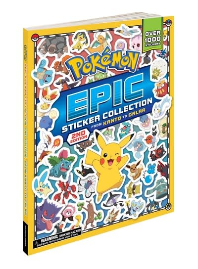 Pokemon Epic Sticker Collection 2nd Edition: From Kanto to Galar