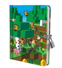 Insights Minecraft: Mobs Glow-in-the-Dark Lock & Key Diary