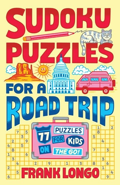 Puzzlewright Junior Sudoku Puzzles for a Road Trip