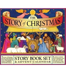 Workman Publishing Company The Story of Christmas Story Book Set and Advent Calendar