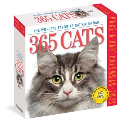 Workman Publishing Company 365 Cats Page-A-Day Calendar 2023