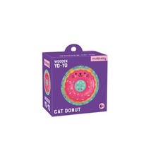 Cat Donut Wooden Yo-Yo