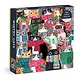 Galison Wintry Cats 500 Piece Puzzle
