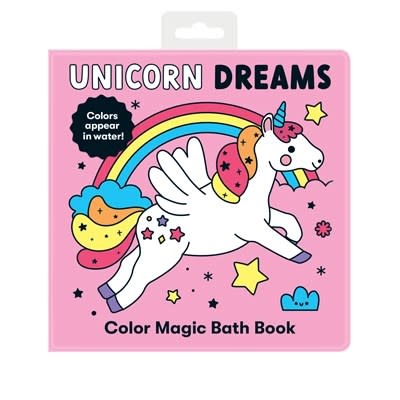 Mudpuppy Unicorn Dreams Color Magic Bath Book