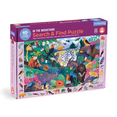 Mudpuppy In the Mountains 64 Piece Search & Find Puzzle