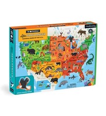 Mudpuppy Little Park Ranger National Parks Map of the U.S.A. Geography Puzzle