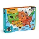 Mudpuppy Little Park Ranger National Parks Map of the U.S.A. Geography Puzzle
