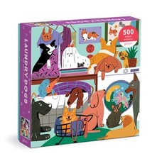 Galison Laundry Dogs 500 Piece Puzzle