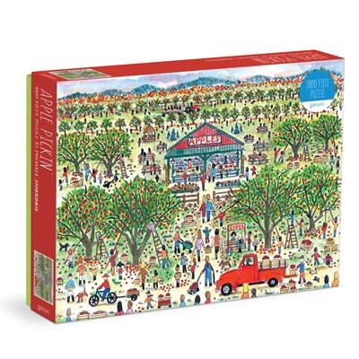 Galison Michael Storrings Apple Pickin' 1000 Piece Puzzle