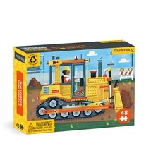 Mudpuppy Bulldozer 48 Piece Mini Puzzle