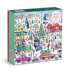 Galison Michael Storrings Christmas Tree Farm 1000 Piece Foil Puzzle