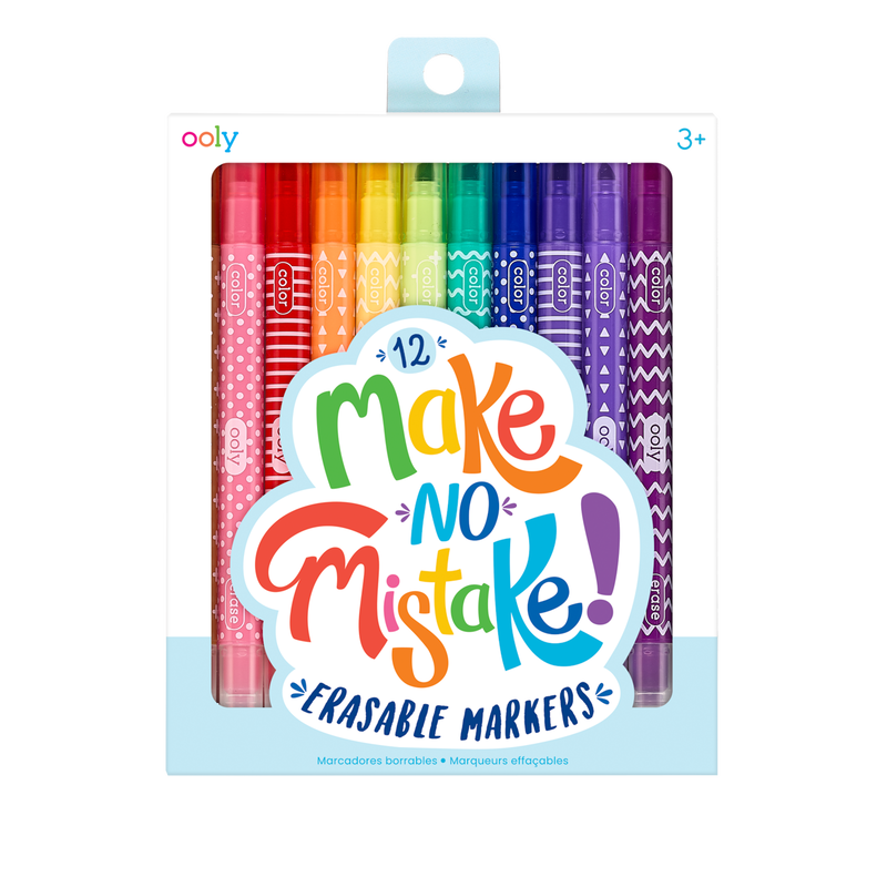 Make No Mistake Erasable Markers (Set of 12) Linden Tree Books, Los