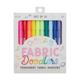 Ooly Fabric Doodlers Permanent Fabric Markers (Set of 12)