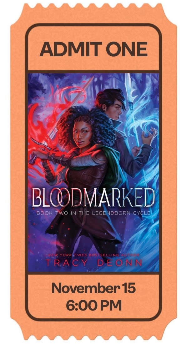 Linden Tree Books Tracy Deonn 11/15 Event Ticket + Signed, Personalized Book