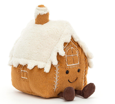 Jellycat Amuseable Gingerbread House (Small Plush)