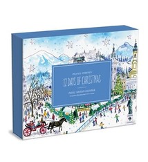 Galison Michael Storrings 12 Days of Christmas Advent Puzzle Calendar