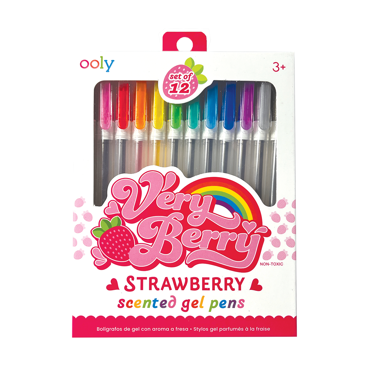 Ooly Very Berry Strawberry Scented Gel Pens (Set of 12)