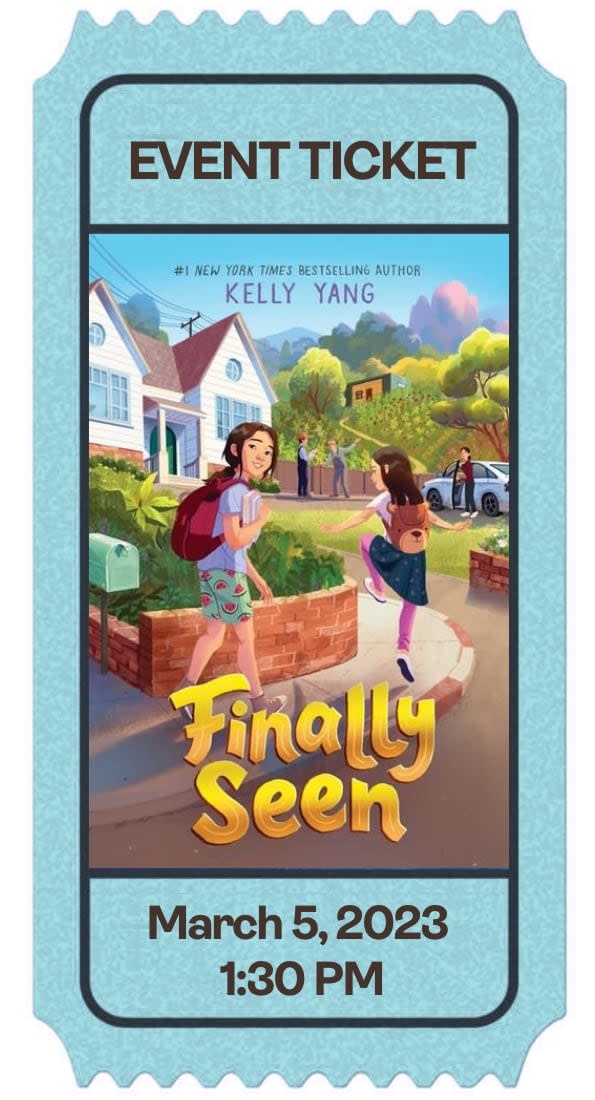 Linden Tree Books Kelly Yang 3/5 Event Ticket + Book