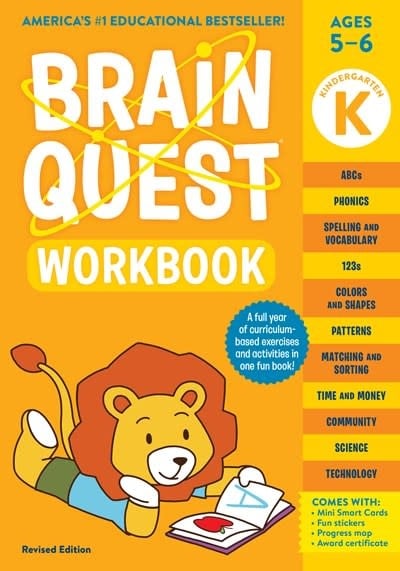 Workman Publishing Company Brain Quest Workbook: Kindergarten Revised Edition