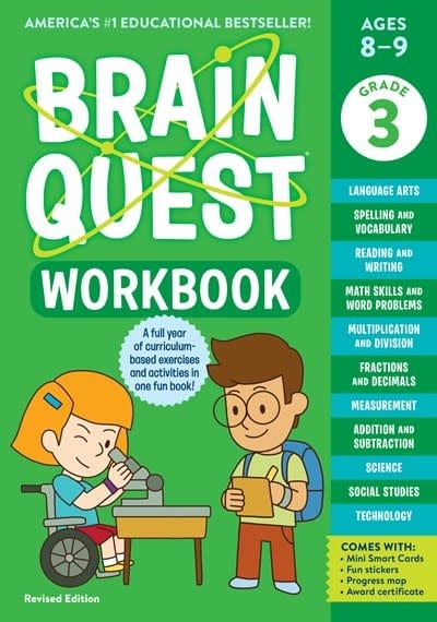 Workman Publishing Company Brain Quest Workbook: 3rd Grade Revised Edition