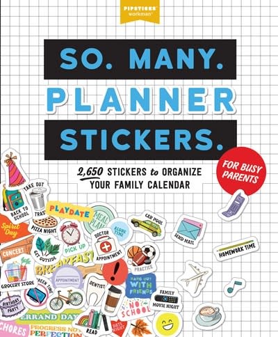 Workman Publishing Company So. Many. Planner Stickers. For Busy Parents