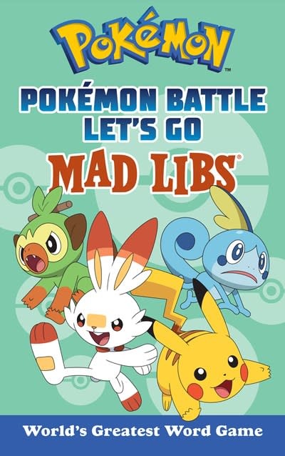 Mad Libs Pokemon Battle Let's Go Mad Libs
