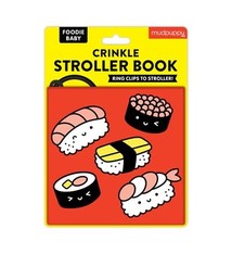 Mudpuppy Foodie Baby Crinkle Fabric Stroller Book