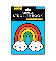 Mudpuppy Rainbow World Crinkle Fabric Stroller Book