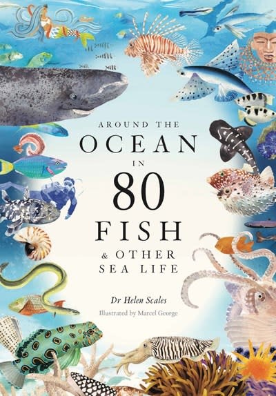 Laurence King Publishing Around the Ocean in 80 Fish and other Sea Life