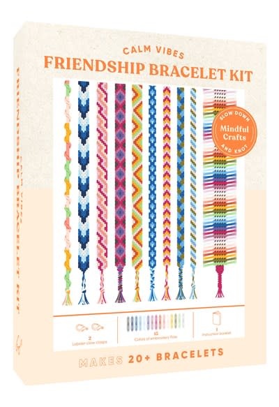 Chronicle Books Mindful Crafts: Calm Vibes Friendship Bracelet Kit