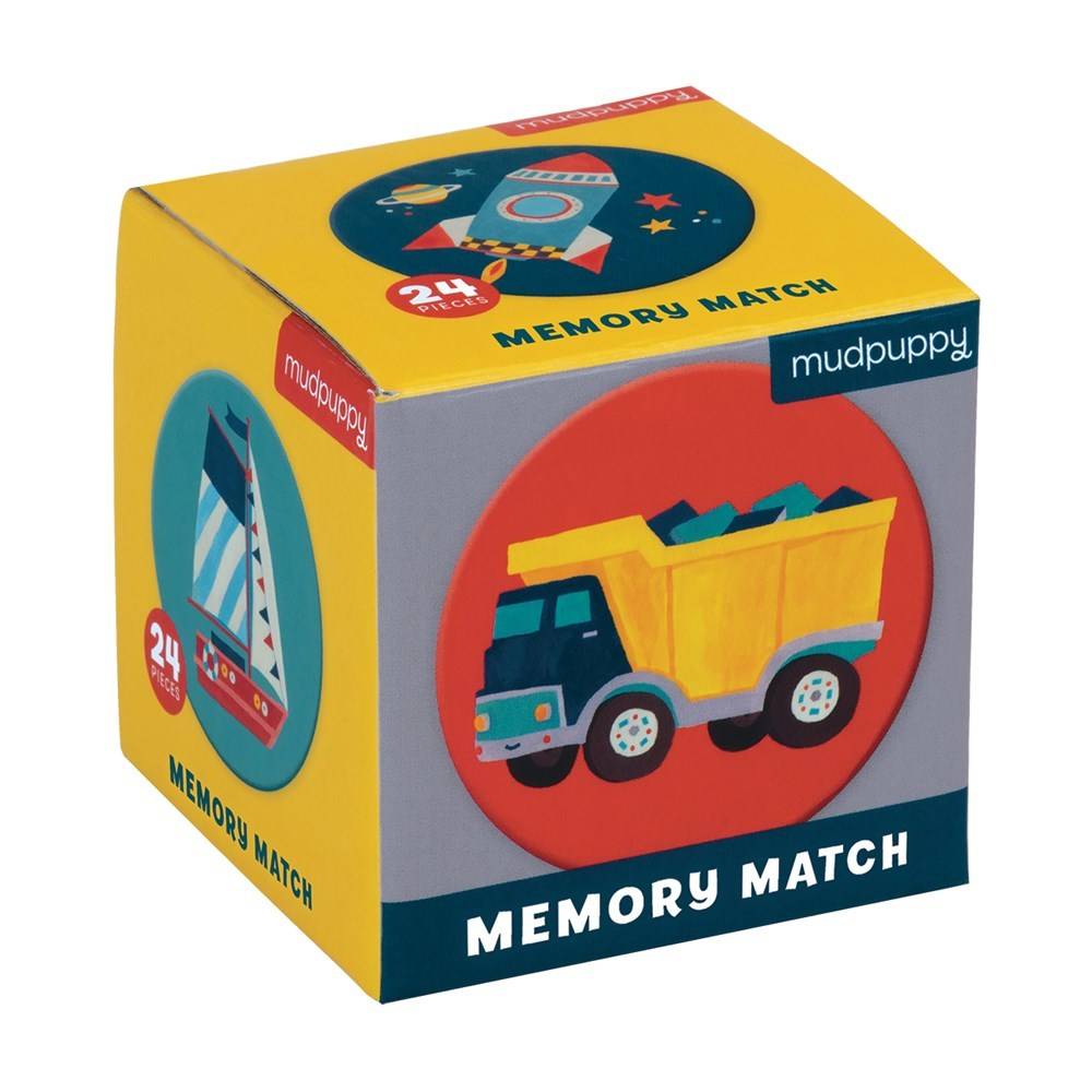 Mudpuppy Mini Memory Match Game: Transportation