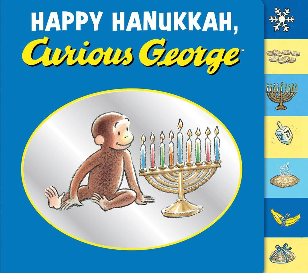 Curious George: Happy Hanukkah (Tabbed Board Book)